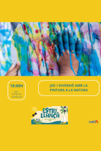 Joc i diversió amb la pintura a la natura