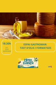 Tast d'olis i formatges